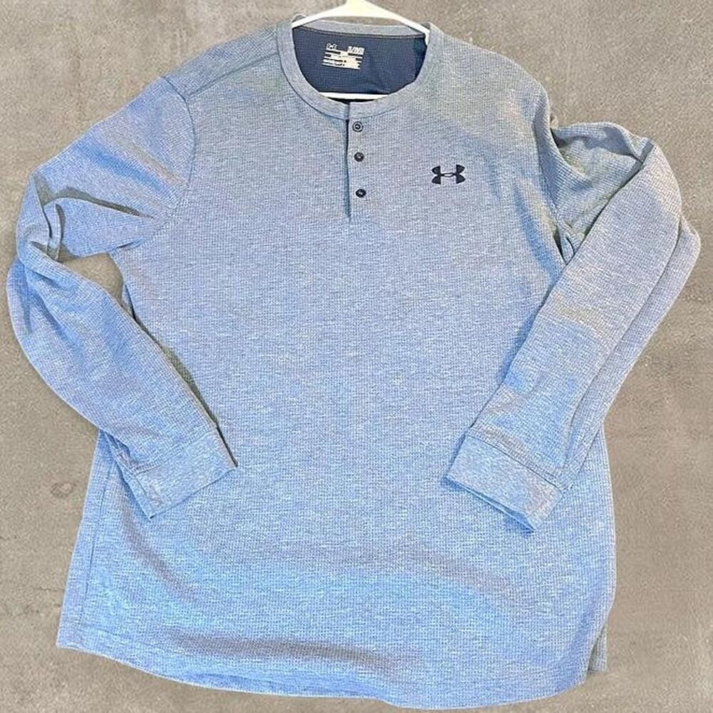 Men's Size XL Under Armour blue long sleeve shirt